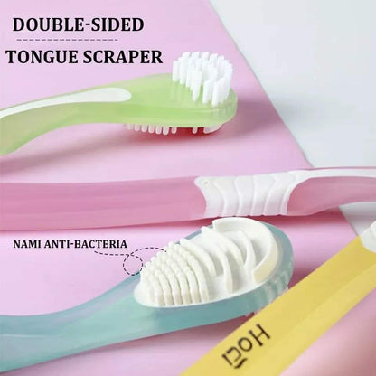 Double sided Silicone Tongue Cleaner