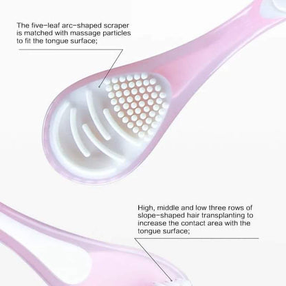 Double sided Silicone Tongue Cleaner