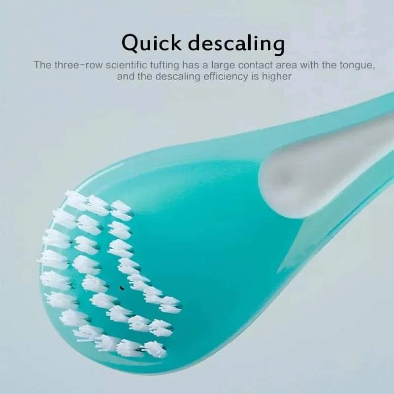 Double sided Silicone Tongue Cleaner