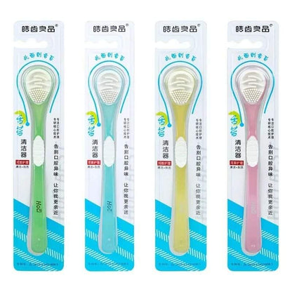 Double sided Silicone Tongue Cleaner