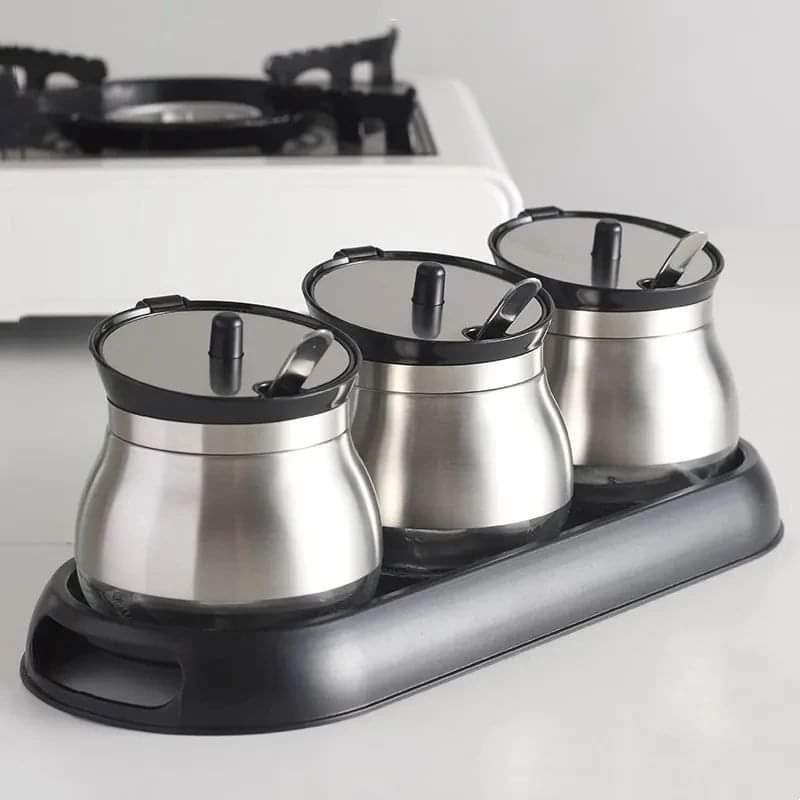 Stainless Steel Condiments Set