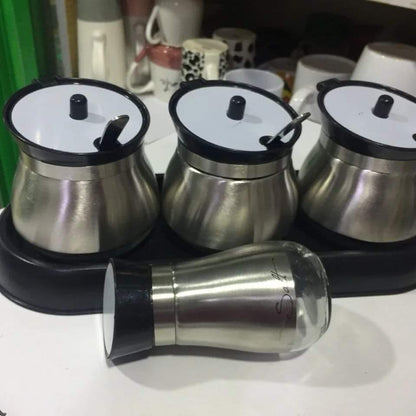 Stainless Steel Condiments Set