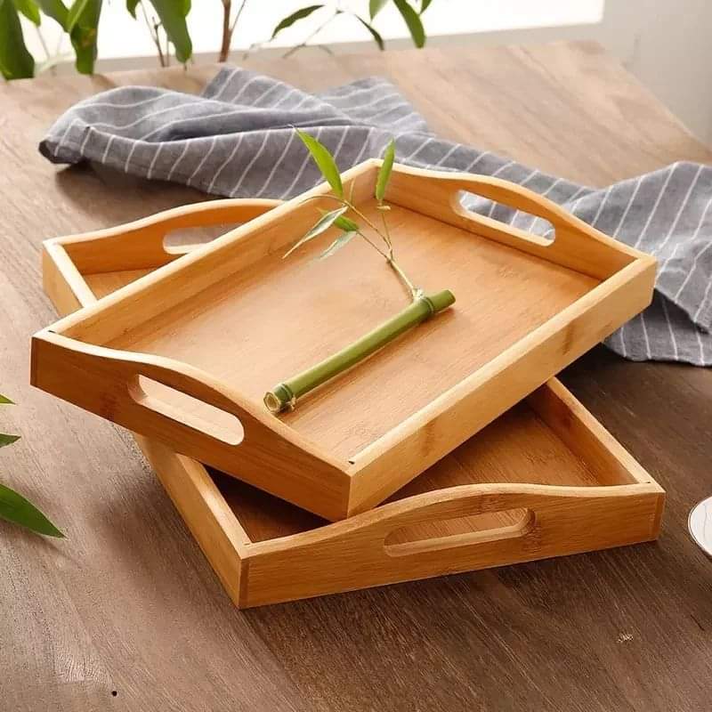 Single Bamboo Serving Tray