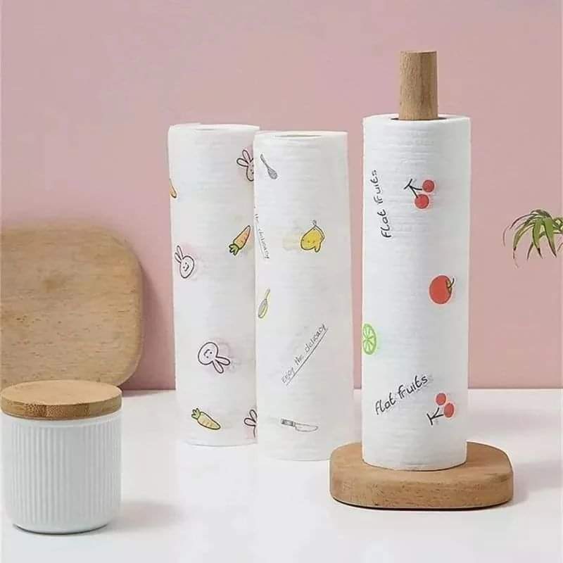 50Sheets/Roll Reusable Kitchen Tissue