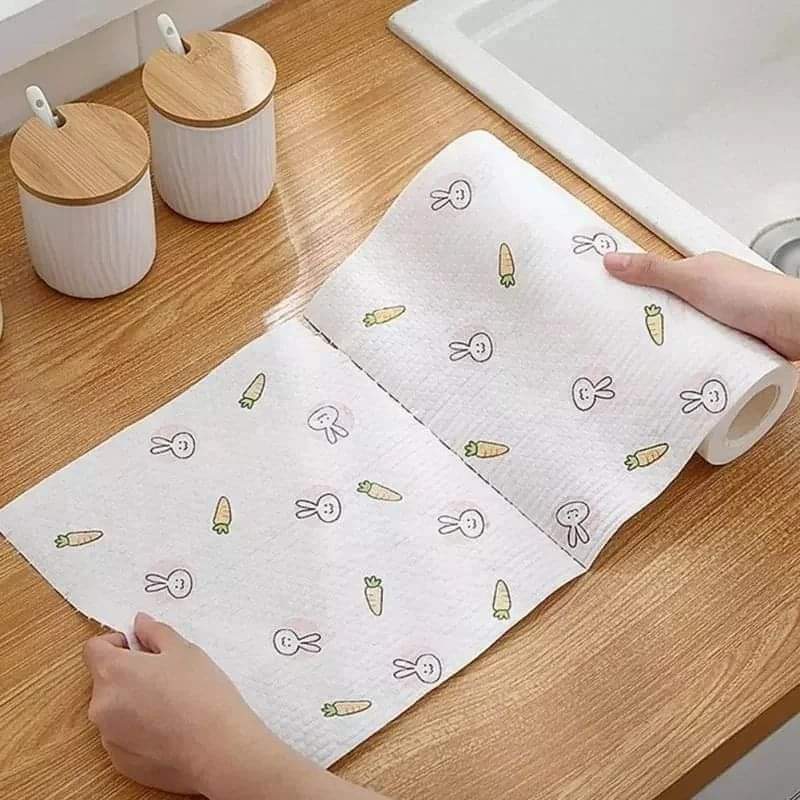 50Sheets/Roll Reusable Kitchen Tissue
