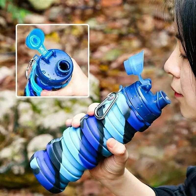 500 ml Collapsible Silicone Water Bottle