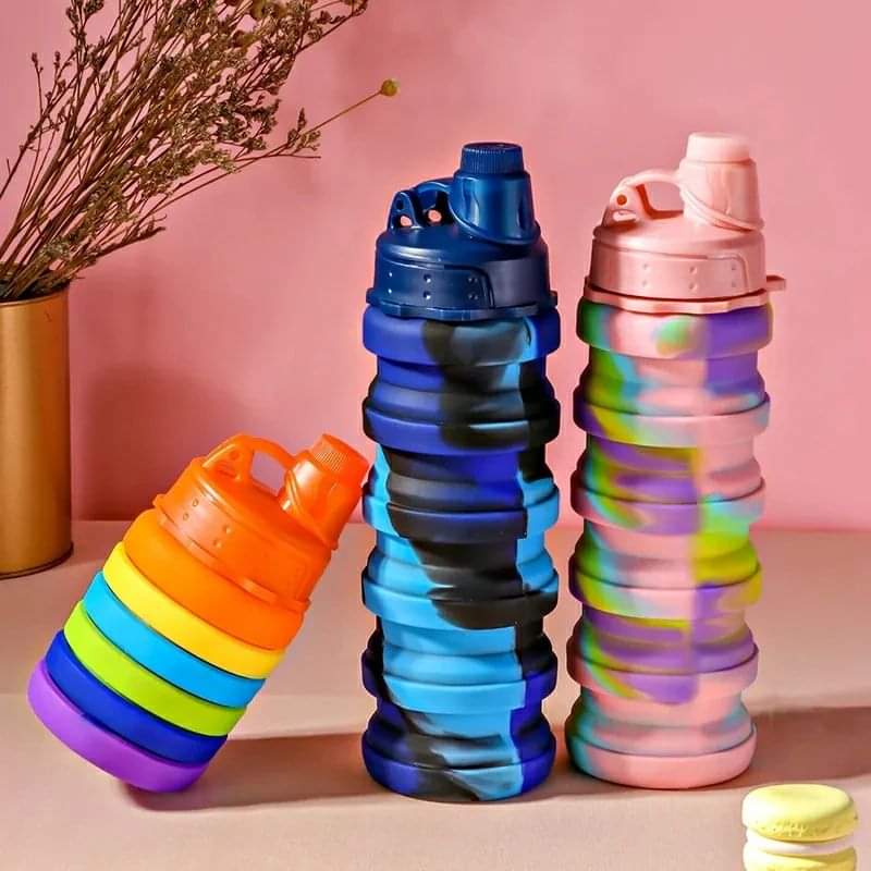 500 ml Collapsible Silicone Water Bottle