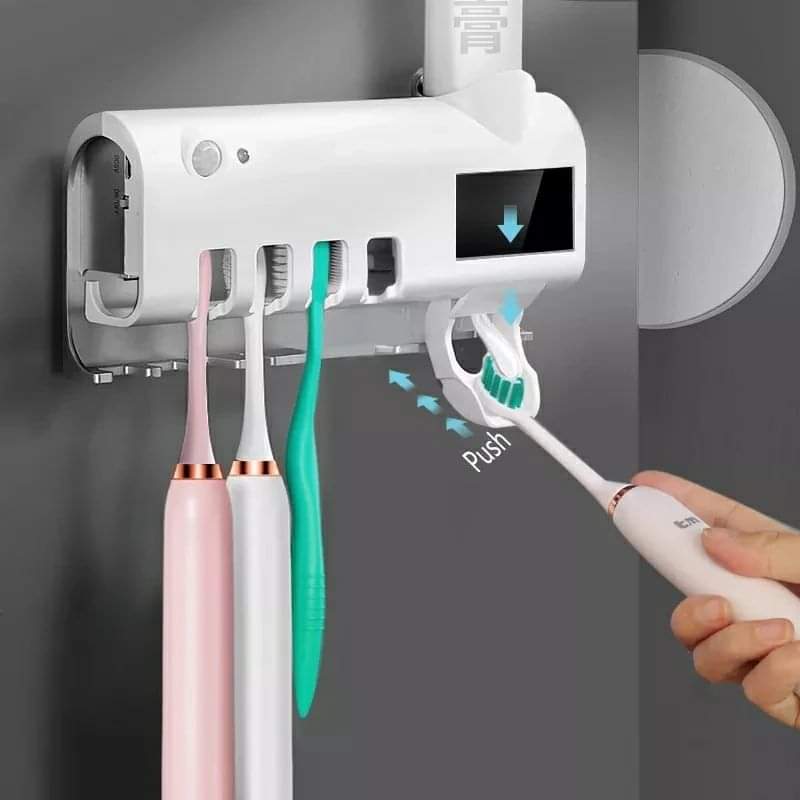 Electric Automatic Toothpaste Dispenser with Uv