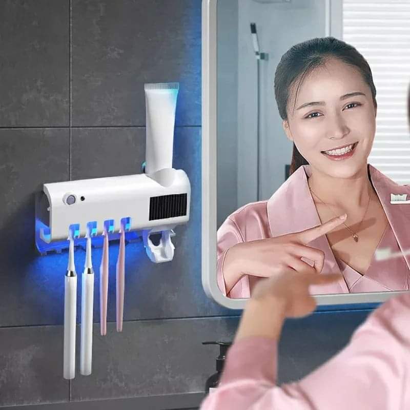 Electric Automatic Toothpaste Dispenser with Uv