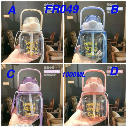 Cute 1000ml Water Bottles