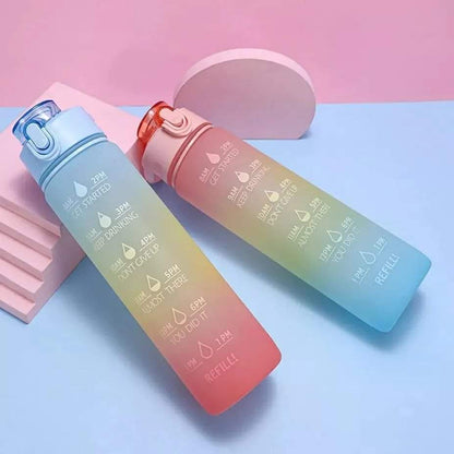 1Litre BPA Free Motivational Water Bottle