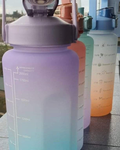 2L Motivational Water Bottle