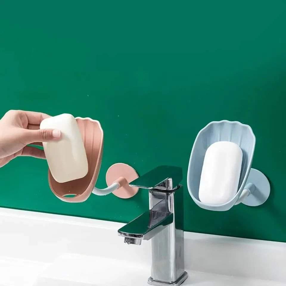 Rotatable Self Adhesive Soap Holder