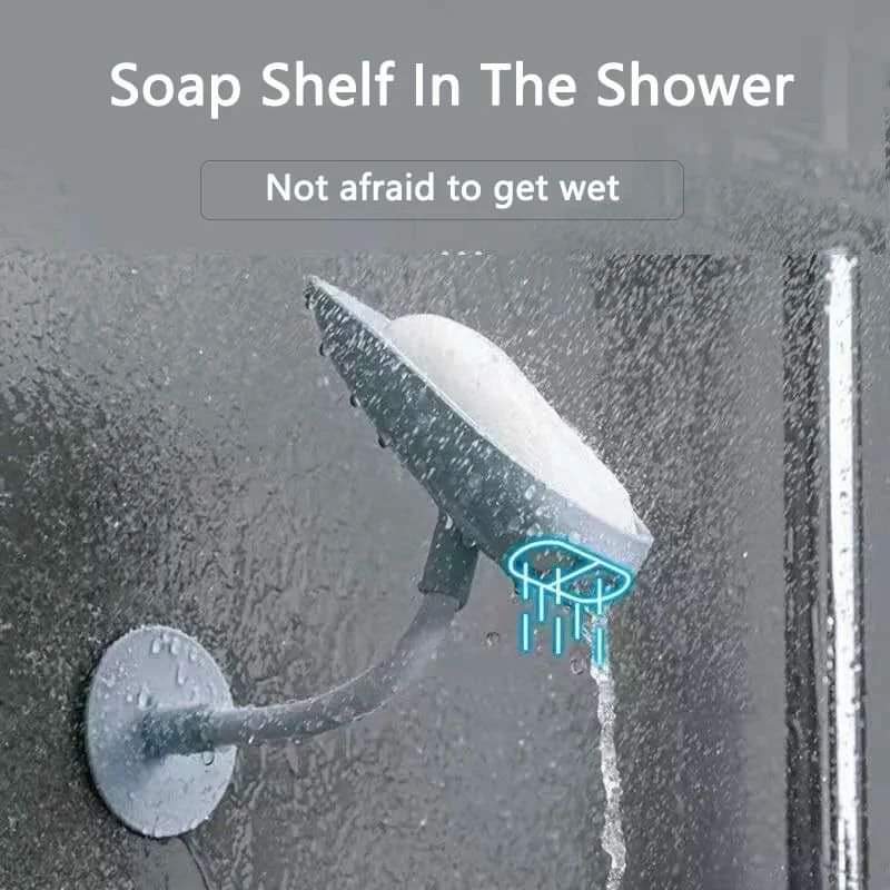Rotatable Self Adhesive Soap Holder