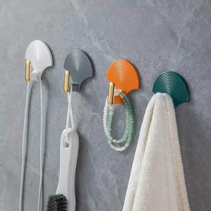 4pcs Punch-Free Wall Hanging Hooks
