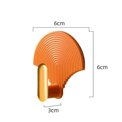 4pcs Punch-Free Wall Hanging Hooks