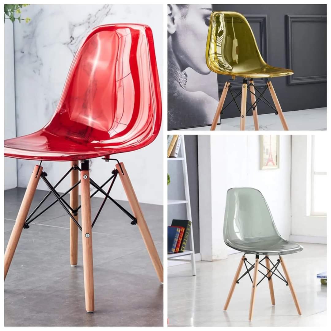 Acrylic/Clear Eames Chairs