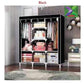 Wooden Frame Portable Wardrobe