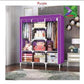 Wooden Frame Portable Wardrobe