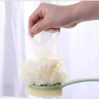 Double Sided  Bathing Brush with Long Handle