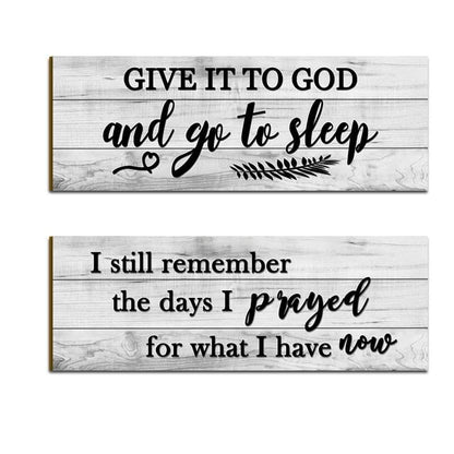 Motivational Decor Plaque