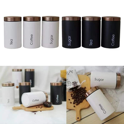 3in 1 Alloy Canisters Set