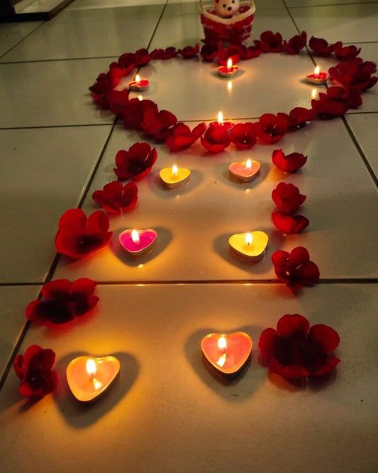 20pcs Scented Heart Shaped Candles
