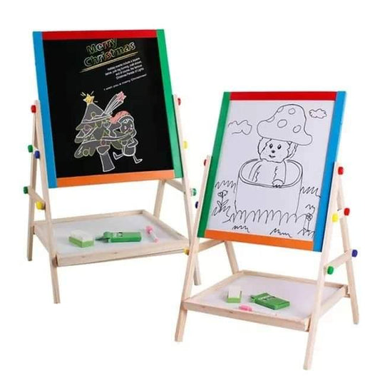 2 In1 Double Sided Wooden Drawing Board
