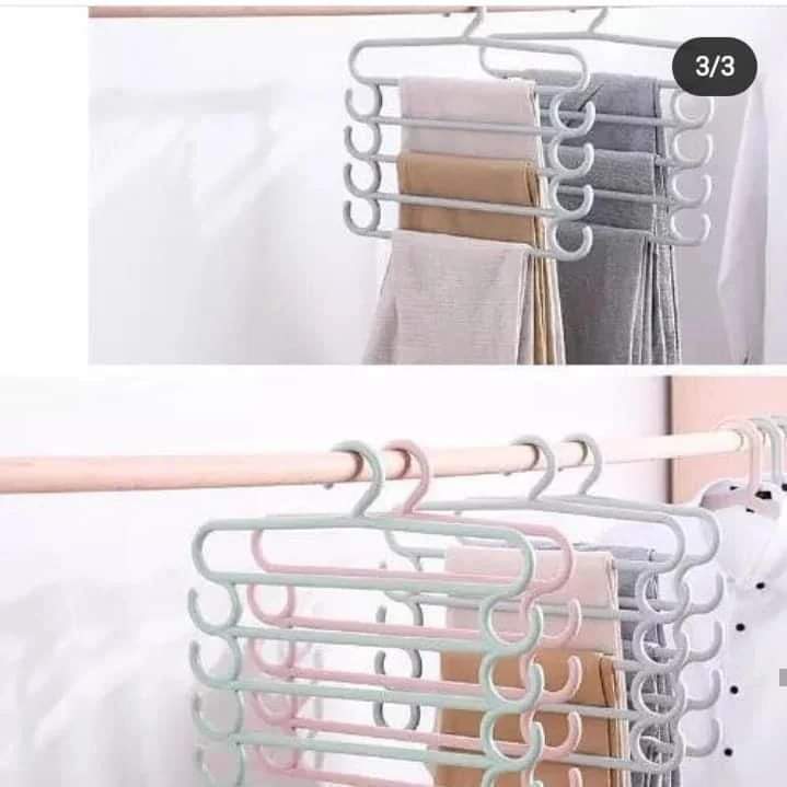 2pcs Non-slip Plastic Hangers