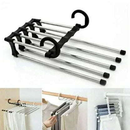 Wardrobe 5 in 1 Multi-functional Clothes Hangers