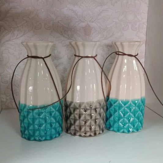 Coloured Ceramic Flower Vase