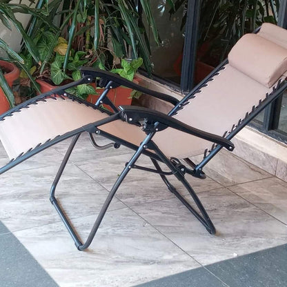 Outdoor Folding Zero Gravity Reclining Lounge Chair
