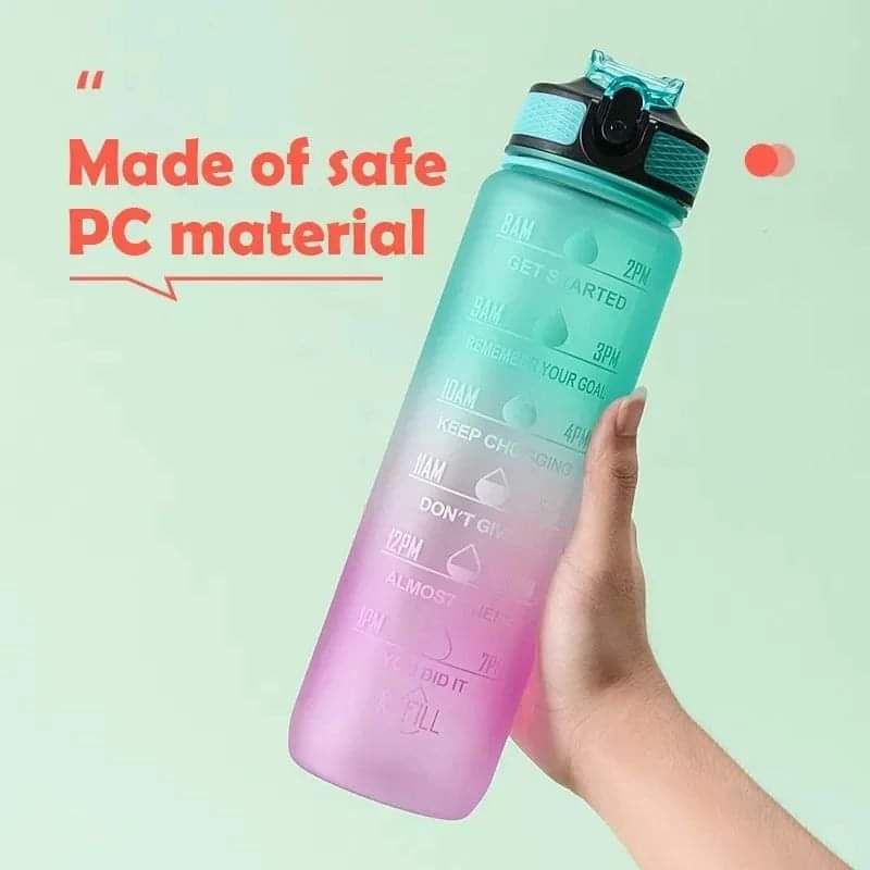 1ltr motivational water bottle
