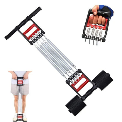 Chest Expander Pull up Bars with Tummy Trimmer