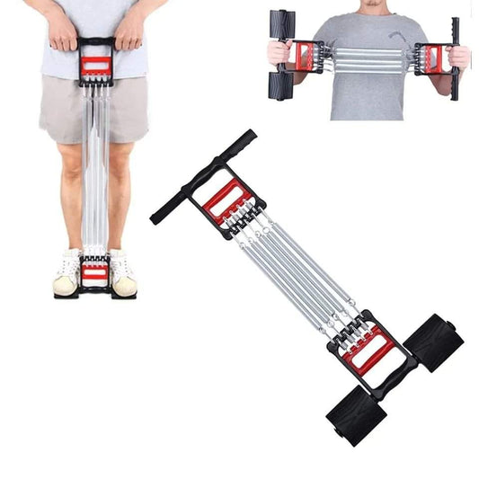 Chest Expander Pull up Bars with Tummy Trimmer