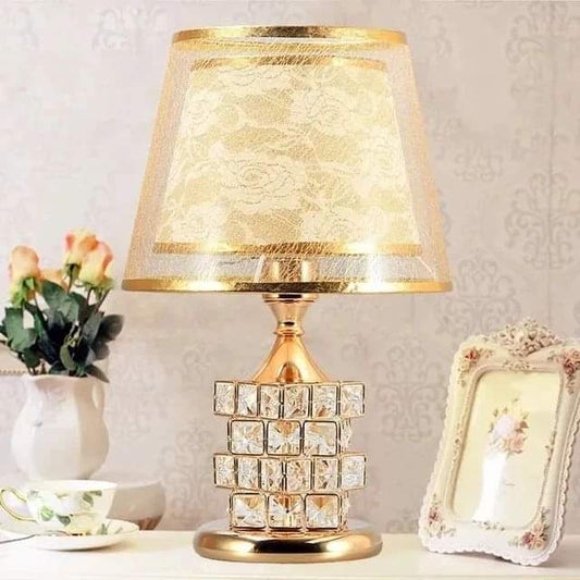 European Crystal Bedside Lamp