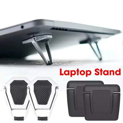 Metallic Foldable Laptop Stand