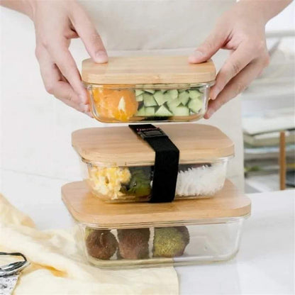 Glass snack box