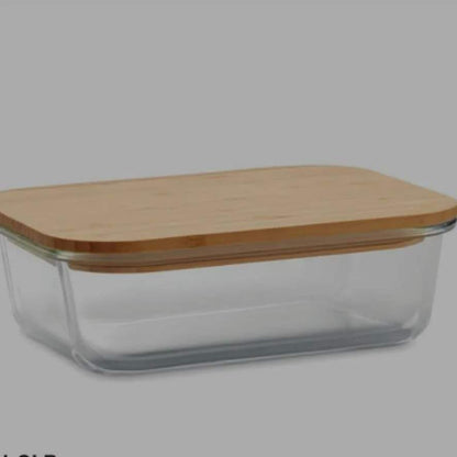 Glass snack box