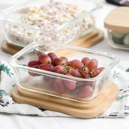 Glass snack box