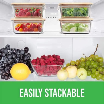 Glass snack box