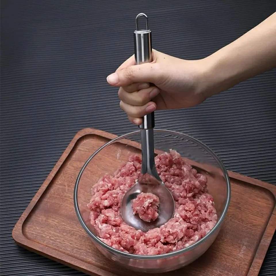 Stainless steel meat ball shaper
