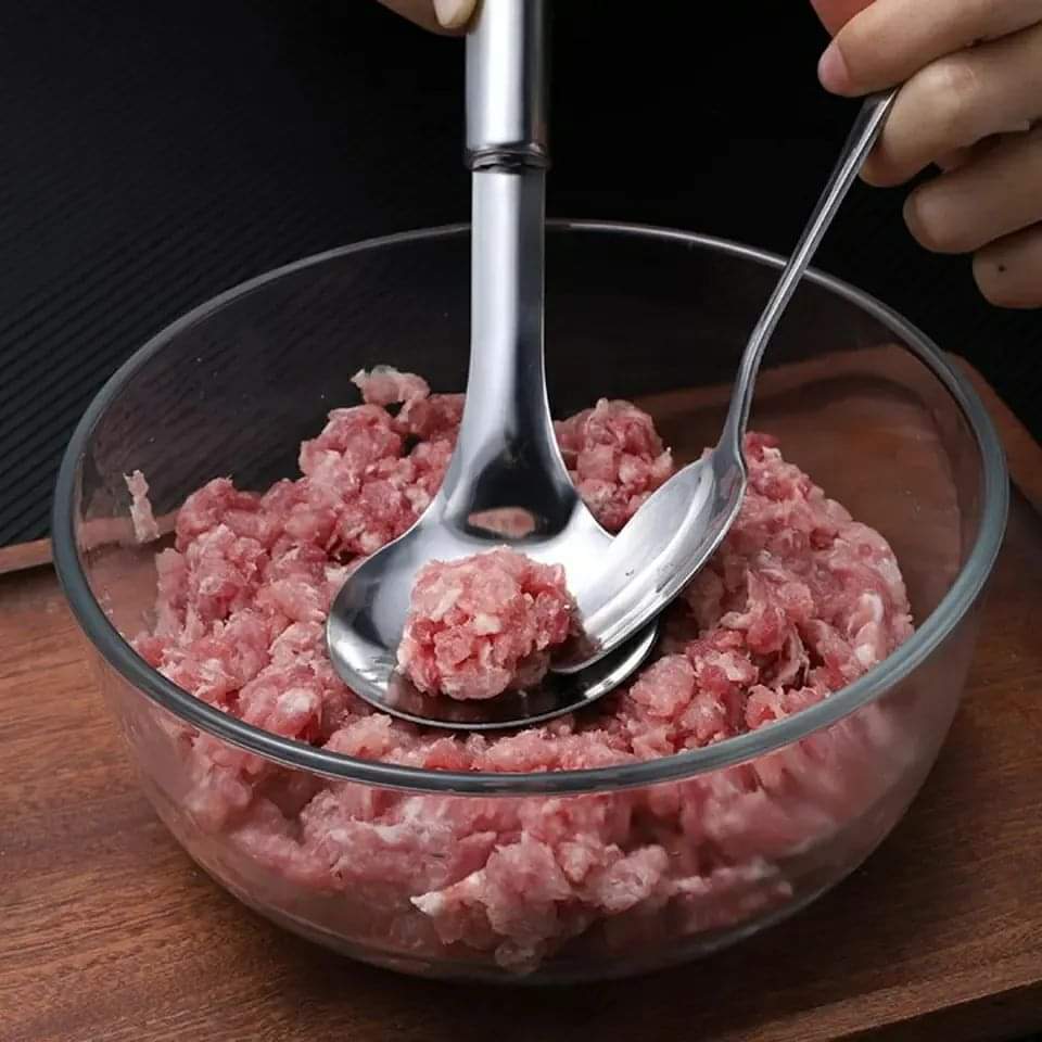 Stainless steel meat ball shaper