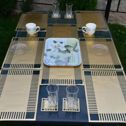13pcs non woven tablemats set