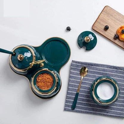 3pcs Ceramic  Cannister set