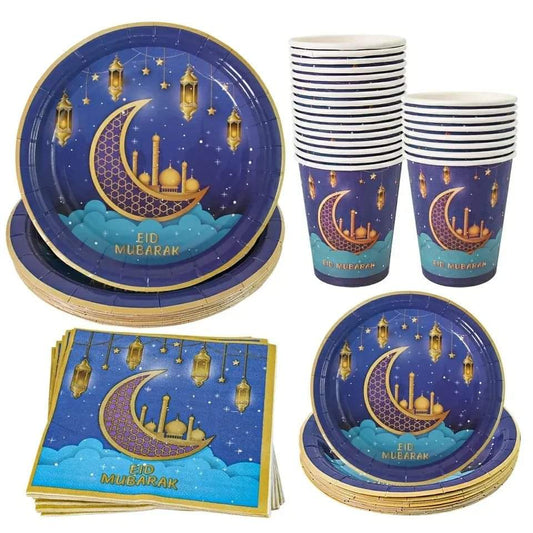 Eid party disposable Tableware