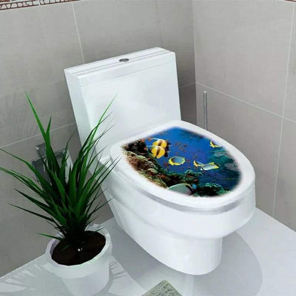 Creative 3D Toilet Seat Decals