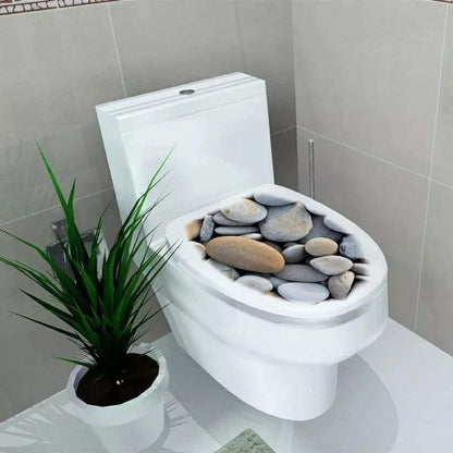 Creative 3D Toilet Seat Decals