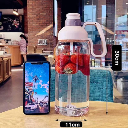 BPA Free Tritan Plastic Water Bottles With Straw