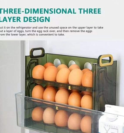 3Layer Acrylic Egg  Storage Box